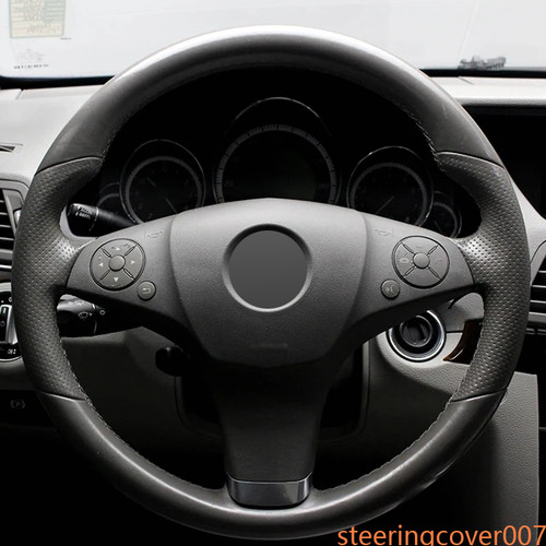 Genuine leather steering wheel - steering,