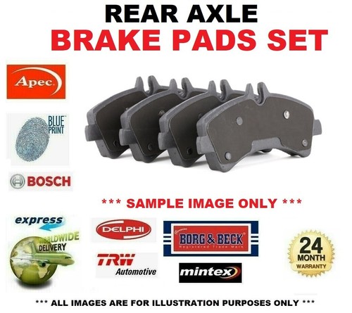 Rear brake pads for - pads, mercedes