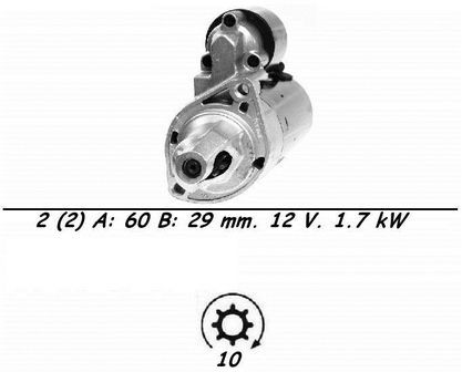 Genuine wai starter motor - wai,