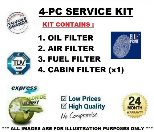 Adl piece filters - 4-piece,
